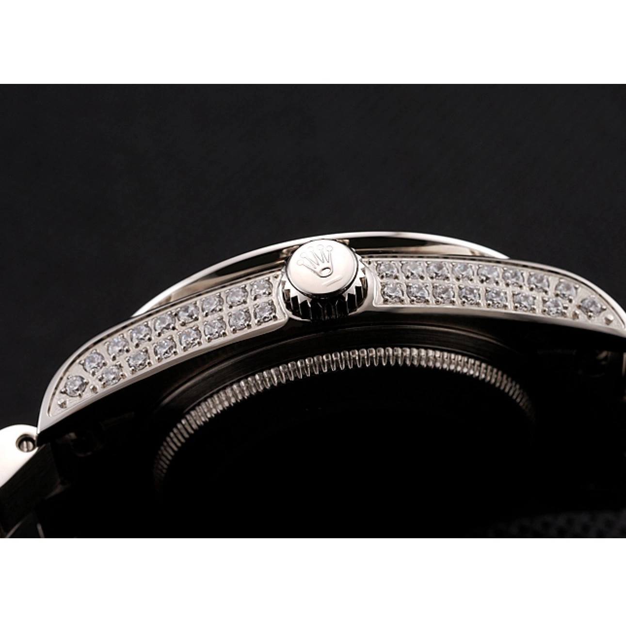 Aaa replica watch Bracelet 1453950 Diamond Day-Date Swiss Dial Pave Diamond Case Rolex Diamond 0629